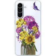 Прозорий чохол BoxFace Samsung Galaxy A18 (A185) My Bouquet