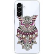 Чохол зі стразами Samsung Galaxy A18 (A185) Owl