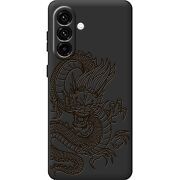 Чорний чохол BoxFace Samsung Galaxy A18 (A185) Chinese Dragon