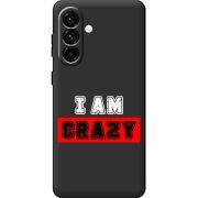 Чорний чохол BoxFace Samsung Galaxy A18 (A185) I'm Crazy