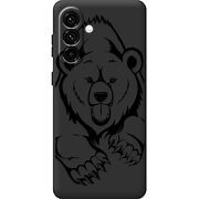 Чорний чохол BoxFace Samsung Galaxy A18 (A185) Grizzly Bear