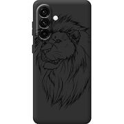 Чорний чохол BoxFace Samsung Galaxy A18 (A185) Lion