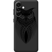 Чорний чохол BoxFace Samsung Galaxy A18 (A185) Owl