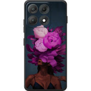 Чохол BoxFace Moto Edge 70 Max Exquisite Purple Flowers