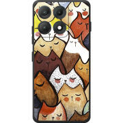 Чохол BoxFace Moto Edge 70 Max Sleepy Cats