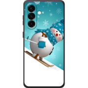Чохол BoxFace Samsung Galaxy A18 (A185) Skier Snowman