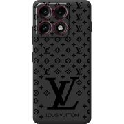 Чорний чохол BoxFace Moto Edge 70 Pro LV Style