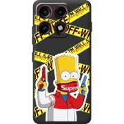Чорний чохол BoxFace Moto Edge 70 Pro White Bart