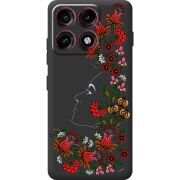 Чорний чохол BoxFace Moto Edge 70 Pro 3D Ukrainian Muse