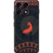 Чорний чохол BoxFace Moto Edge 70 Pro Ornament