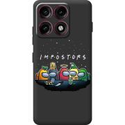 Чорний чохол BoxFace Moto Edge 70 Pro Among Us Impostors
