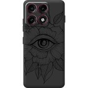 Чорний чохол BoxFace Moto Edge 70 Pro Eye