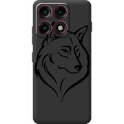 Чорний чохол BoxFace Moto Edge 70 Pro Wolf