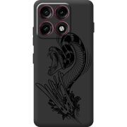 Чорний чохол BoxFace Moto Edge 70 Pro Snake