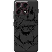 Чорний чохол BoxFace Moto Edge 70 Pro Bear King