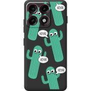 Прозорий чохол BoxFace Moto Edge 70 Pro с 3D-глазками HIYA