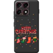 Прозорий чохол BoxFace Moto Edge 70 Pro Merry Christmas