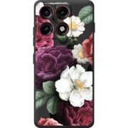 Прозорий чохол BoxFace Moto Edge 70 Pro Floral Dark Dreams