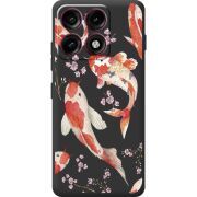 Прозорий чохол BoxFace Moto Edge 70 Pro Japanese Koi Fish