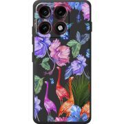 Прозорий чохол BoxFace Moto Edge 70 Pro Flamingo
