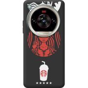 Чорний чохол BoxFace Nubia Focus 2 Ultra RedWhite Coffee
