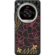 Чорний чохол BoxFace Nubia Focus 2 Ultra FranceFlowers