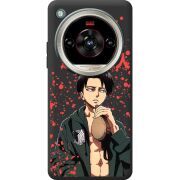 Чорний чохол BoxFace Nubia Focus 2 Ultra Атака Титанов Леви