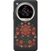 Чорний чохол BoxFace Nubia Focus 2 Ultra Ukrainian Ornament