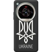 Чорний чохол BoxFace Nubia Focus 2 Ultra Тризуб монограмма ukraine
