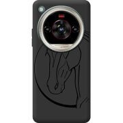 Чорний чохол BoxFace Nubia Focus 2 Ultra Horse