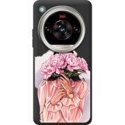 Прозорий чохол BoxFace Nubia Focus 2 Ultra Девушка с Пионами