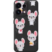 Прозорий чохол BoxFace OPPO Reno 16 Pro с 3D-глазками Mouse