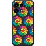 Прозорий чохол BoxFace OPPO Reno 16 Pro Hippie Flowers