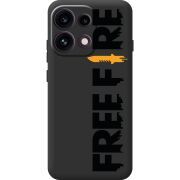 Прозорий чохол BoxFace OPPO Reno 16 Pro Free Fire Black Logo