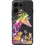 Прозорий чохол BoxFace OPPO Reno 16 Pro Colorful Giraffe
