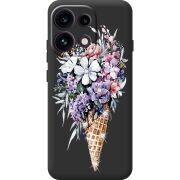 Чохол зі стразами OPPO Reno 16 Pro Ice Cream Flowers