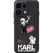 Чорний чохол BoxFace OPPO Reno 16 Pro For Karl