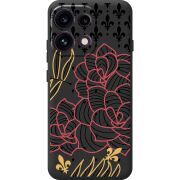 Чорний чохол BoxFace OPPO Reno 16 Pro FranceFlowers