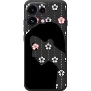 Чорний чохол BoxFace OPPO Reno 16 Pro Flower Hair