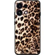 Чорний чохол BoxFace OPPO Reno 16 Pro Леопардовий