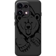 Чорний чохол BoxFace OPPO Reno 16 Pro Grizzly Bear