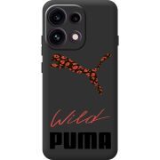 Прозорий чохол BoxFace OPPO Reno 16F Wild Cat