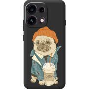 Прозорий чохол BoxFace OPPO Reno 16F Dog Coffeeman