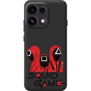 Прозорий чохол BoxFace OPPO Reno 16F siquid game люди в красном