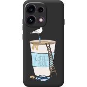 Прозорий чохол BoxFace OPPO Reno 16F Segull in Cofee Pool