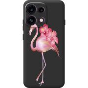 Прозорий чохол BoxFace OPPO Reno 16F Floral Flamingo