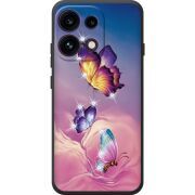 Чохол зі стразами OPPO Reno 16F Butterflies