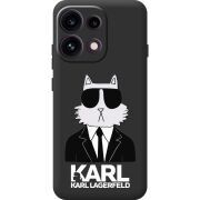 Чорний чохол BoxFace OPPO Reno 16F Cat in Black