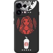 Чорний чохол BoxFace OPPO Reno 16F RedWhite Coffee