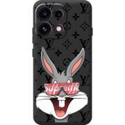 Чорний чохол BoxFace OPPO Reno 16F looney bunny
